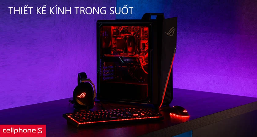 Thiết kế kính trong suốt, tản nhiệt tốt