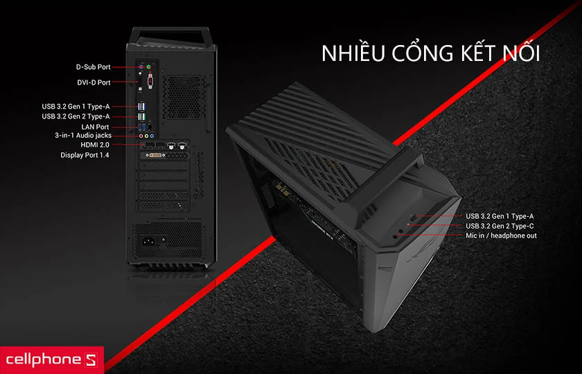 nhiều cổng kết nối