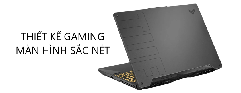 Thiết kế gaming đầy góc cạnh, màn hình rõ nét