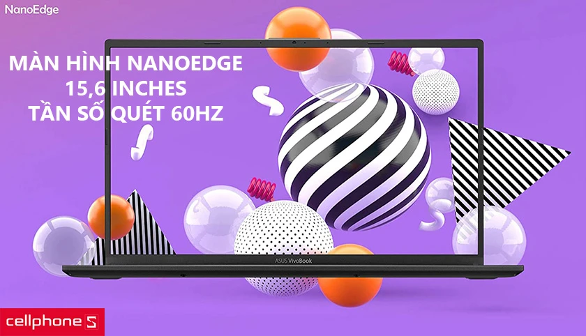 Thiết kế cá tính, màn hình NanoEdge 15,6 inches