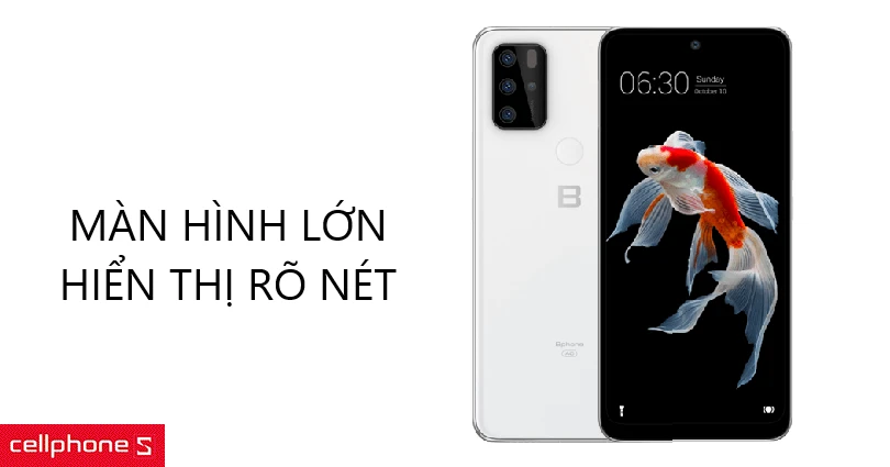 Màn hình FHD kích thước lớn, hiển thị hình ảnh rõ nét
