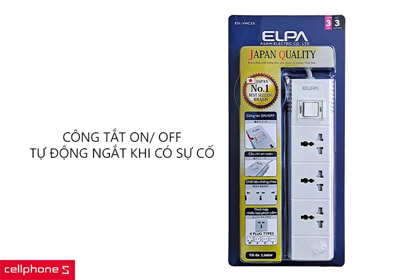 Công tắt báo hoạt động, tự động ngắt khi có sự cố