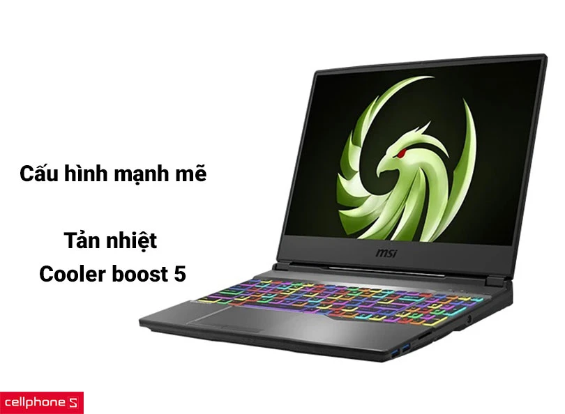 Laptop MSI Gaming ALPHA 15 B5EEK 205VN 