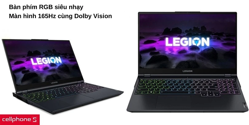 Thiết kế thanh lịch, màn hình 165 Hz kèm Dolby Vision ấn tượng
