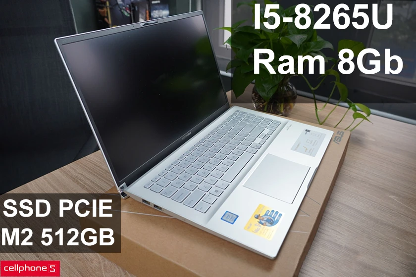 Hiệu năng mạnh với core i5 thế hệ 8, Ram 8Gb DDR4, ổ cứng SSD M.2 PCIE G3X2 512Gb tốc độ cao