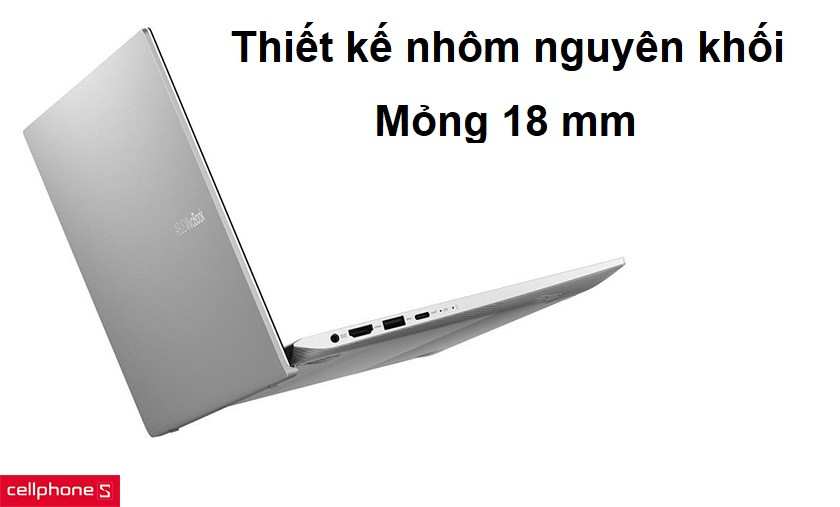 Thiết kế nhôm nguyên khối, siêu mỏng