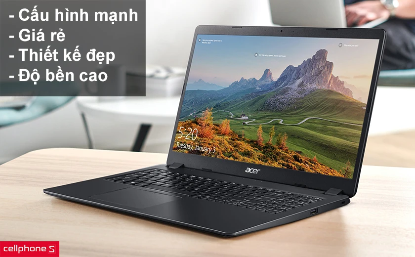 Ưu, nhược điểm của laptop Acer so với các hãng laptop khác