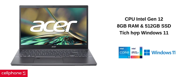 Hiệu suất đỉnh cao từ CPU Intel Gen 12