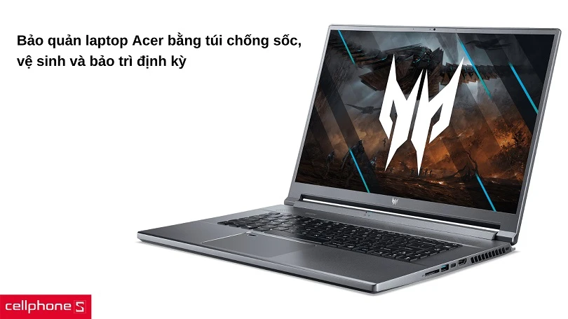 Cách bảo quản laptop Acer bền bỉ hơn