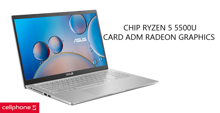 Hiệu năng ổn trong tầm giá với chip Ryzen 5 5500U