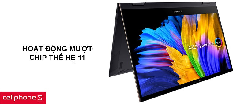 Hoạt động mượt mà với con chip thế hệ 11, tốc độ truyền tải dữ liệu nhanh