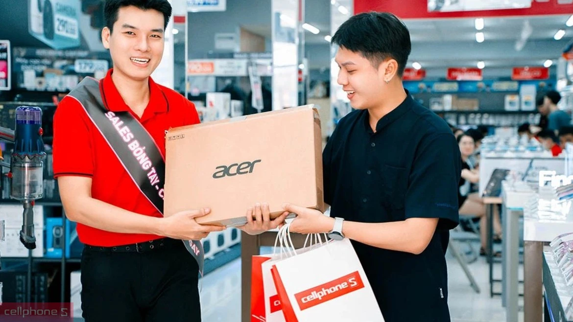 Quy trình mua laptop giá sỉ tại CellphoneS