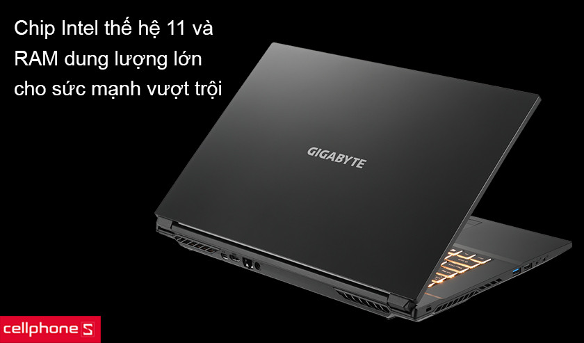 Chip thế hệ 11 và RAM dung lượng cao cho hiệu suất vượt trội