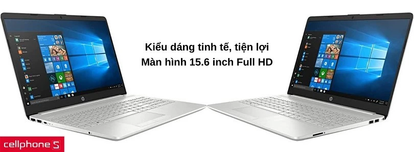 Kiểu dáng tinh tế dễ mang theo, màn hình 15.6 inch nét rõ