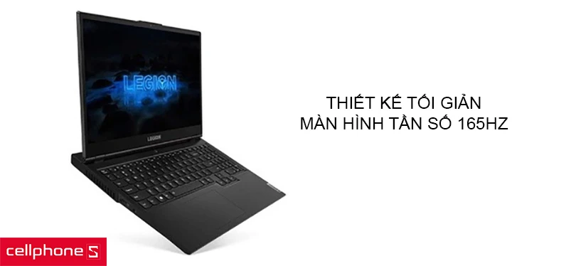 Thiết kế tối giản cùng màn hình tần số 165Hz