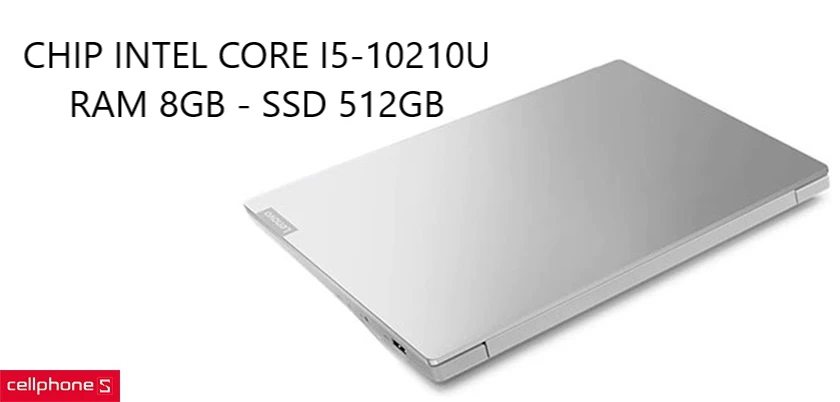 Chipset Intel Core i5-10210U, RAM 8GB, SSD 512GB