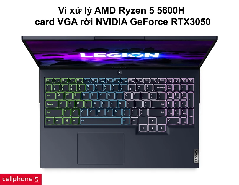 Laptop Lenovo Legion 5 15ACH6 82JW00KJVN