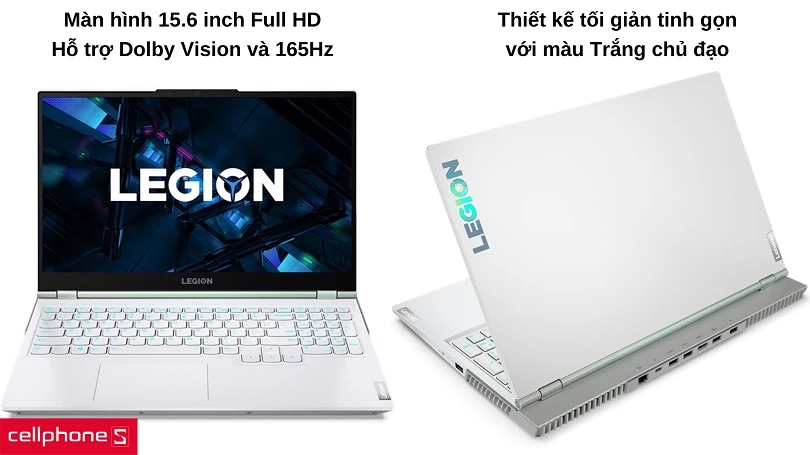 Phong cách tối giản cùng màn hình 165 Hz sắc nét mượt mà