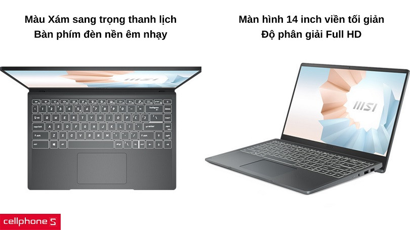 Phong cách thanh lịch sang trọng cùng màn hình tối giản