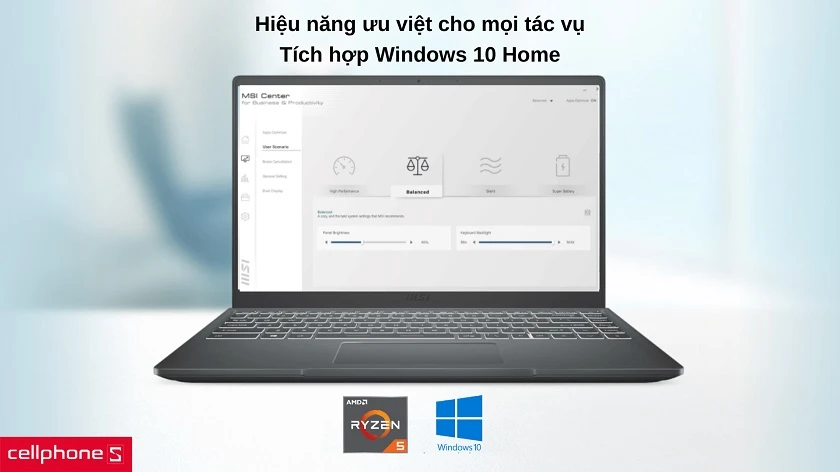 Laptop MSI Modern 15 A5M 048VN