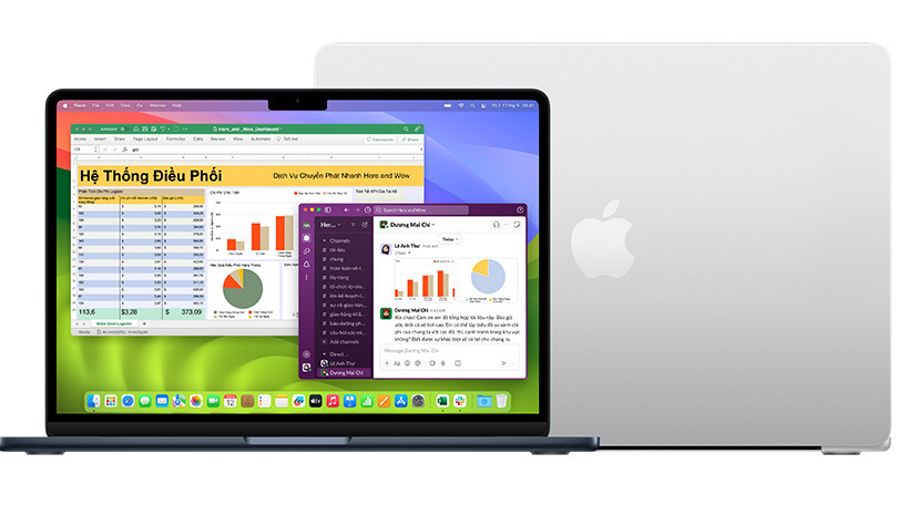 Thiết kế MacBook Air M3 15 inch 2024 16GB 512GB