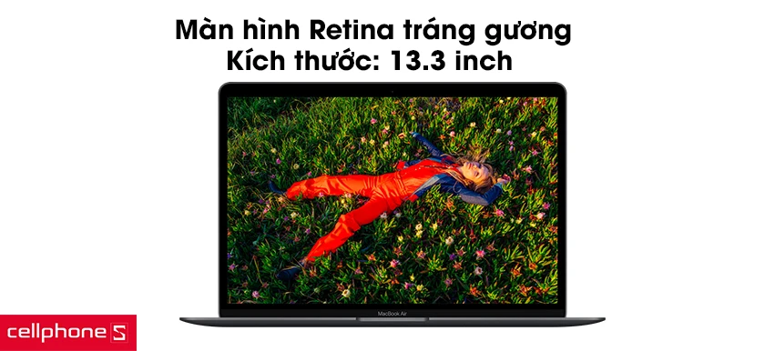 Màn hình Retina 13.3 inch tráng gương