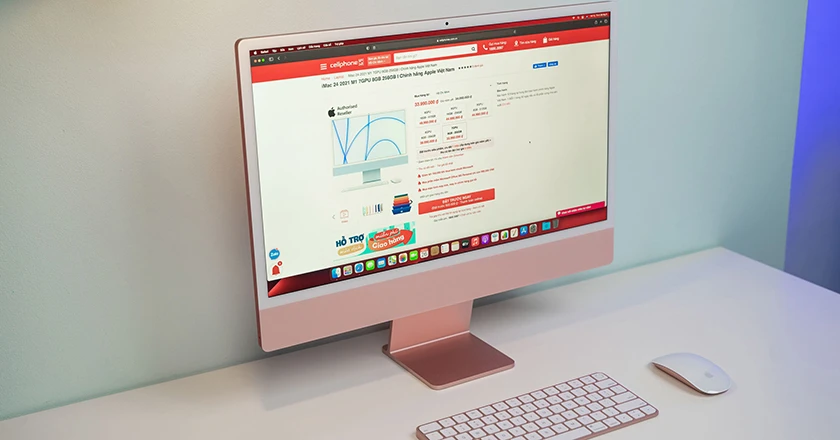 Mua Apple iMac chính hãng, giá rẻ tại CellphoneS