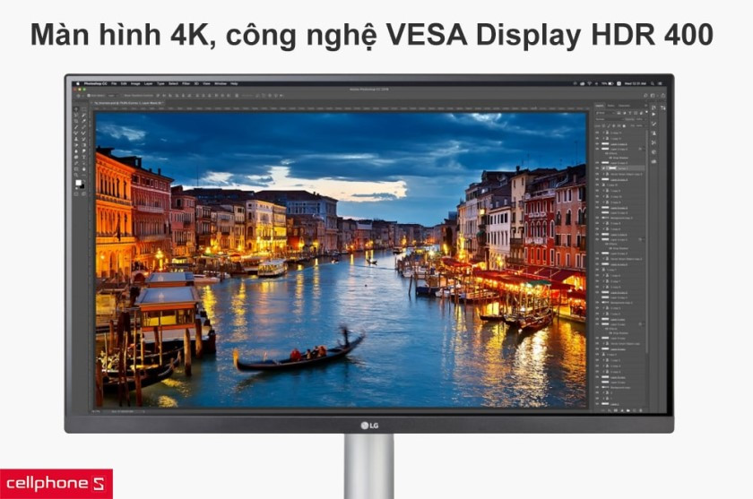 Trải nghiệm màn hình 4K, công nghệ VESA Display HDR 400