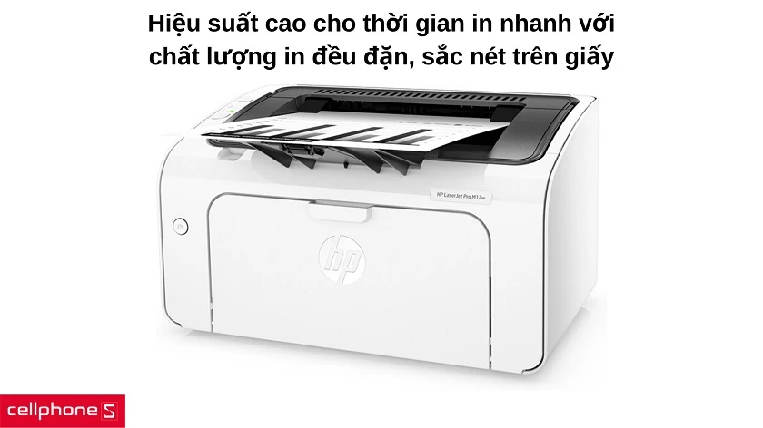 Hiệu suất cao cho tốc độ in 18 trang/phút với chất lượng sắc nét & đều đặn