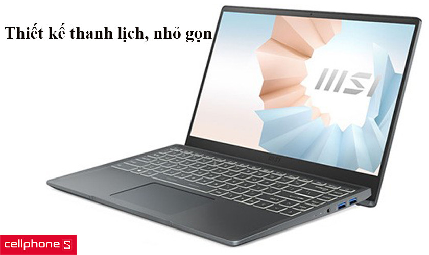 Laptop MSI Modern 14 B10MW 636VN