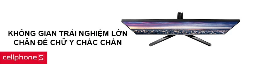 Không gian trải nghiệm lớn, chân đế chữ Y chắc chắn