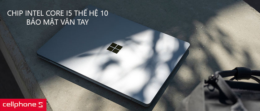 Hiệu năng mượt mà với chip Intel Core i5 thế hệ 10, bảo mật vân tay