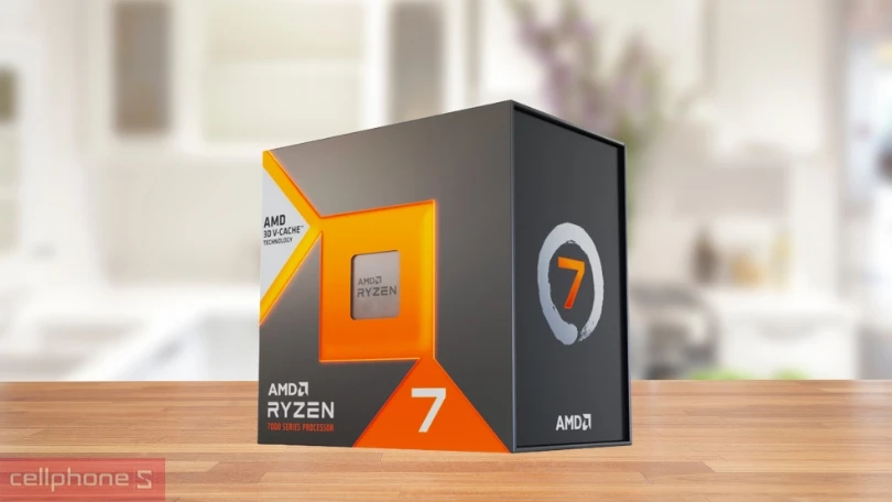 Tốc độ CPU AMD Ryzen 7 7800X3D Wof Tray