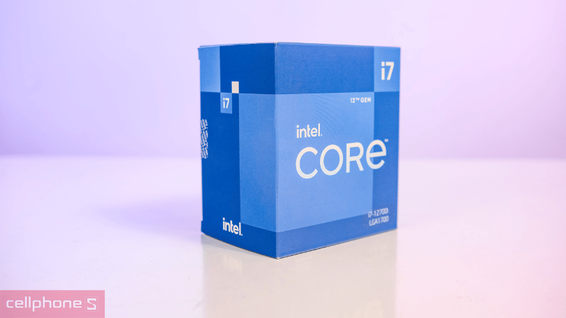 Hiệu năng vi xử lý Intel Core i7 12700