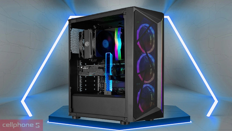 Case Cooler Master CMP510 ARGB - Dễ dàng nâng cấp, tản nhiệt hiệu quả