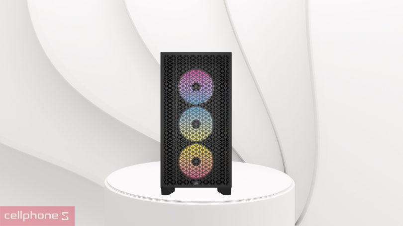 Case máy tính Corsair 3000D RGB Tempered Glass Mid-Tower - Sang trọng, hỗ trợ tốt