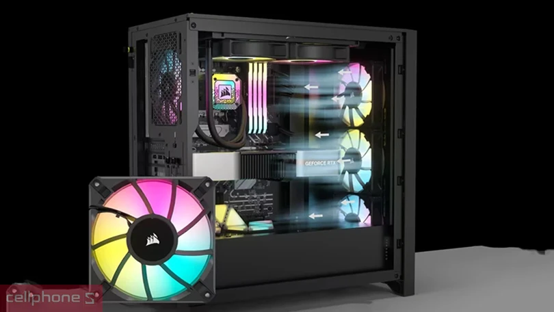 Thiết kế case máy tính Corsair 5000D Airflow Core