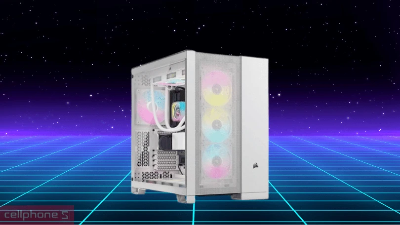 Case máy tính Corsair 6500D Airflow Tempered Glass Mid-Tower - Hỗ trợ lắp đặt đa dạng linh kiện