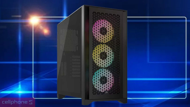 Thiết kế Case máy tính Corsair iCUE 4000D RGB Airflow