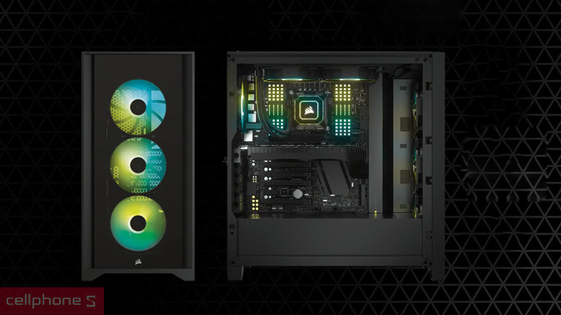 Case máy tính Corsair iCUE 4000X RGB TG