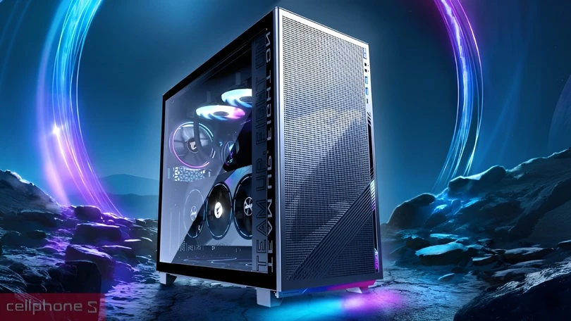 Case máy tính Gigabyte Aorus C400 Glass - Bo mạch chủ ATX, Hub kết nối ARGB