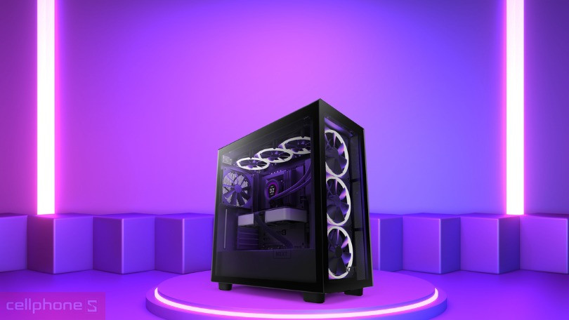 Thiết kế case máy tính NZXT H7 Elite ATX