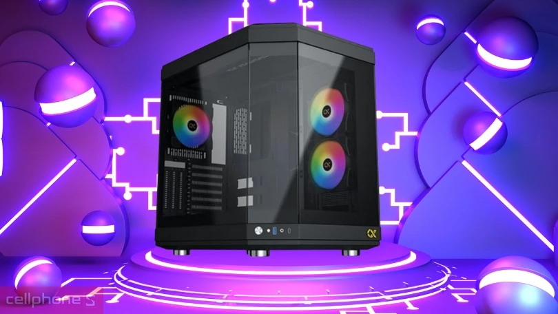 Case máy tính XIGMATEK CUBI ATX – Thiết kế gaming với không gian bày trí ấn tượng