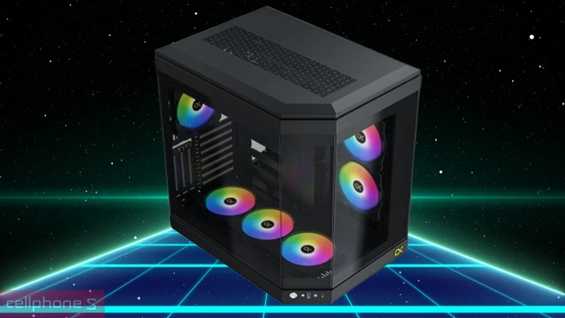 Case máy tính XIGMATEK CUBI ATX – Thiết kế gaming với không gian bày trí ấn tượng
