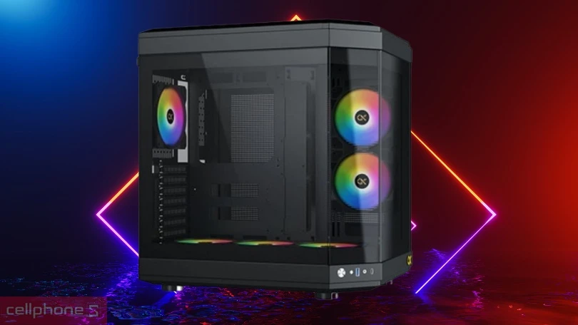 Case máy tính XIGMATEK CUBI ATX – Thiết kế gaming với không gian bày trí ấn tượng