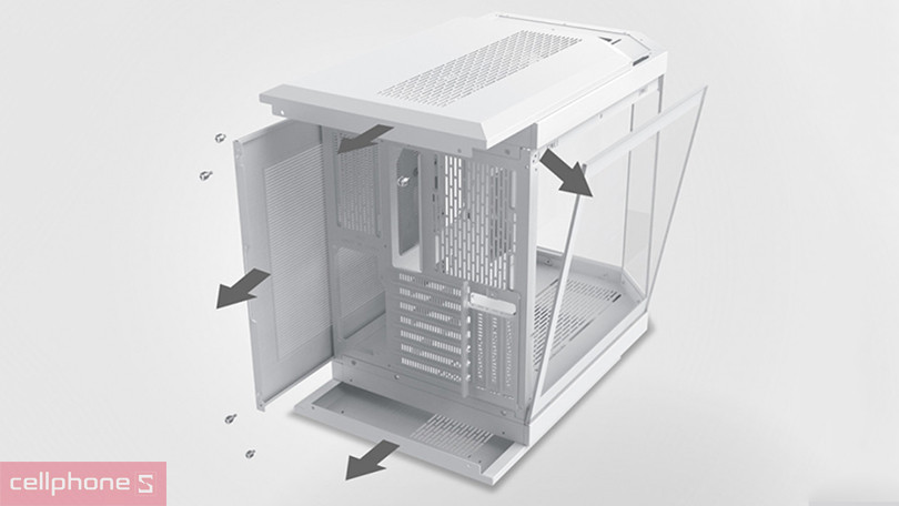Case máy tính Xigmatek Cubi (ATX) Arctic - Tăng cường hiệu suất và thẩm mỹ cho hệ thống