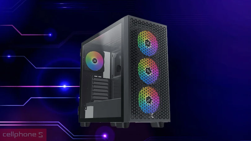 Thiết kế case máy tính Xigmatek Gaming X III Pro 4FX