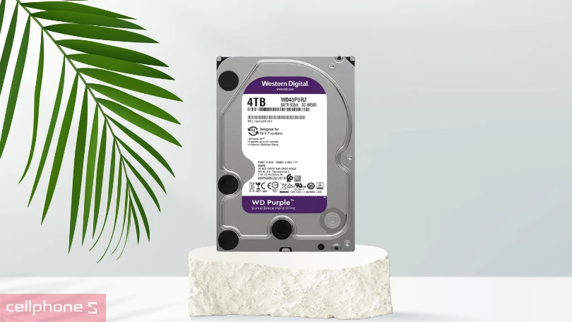 Ổ cứng HDD WD Purple 4TB 3.5 inch SATA WD62PURZ 