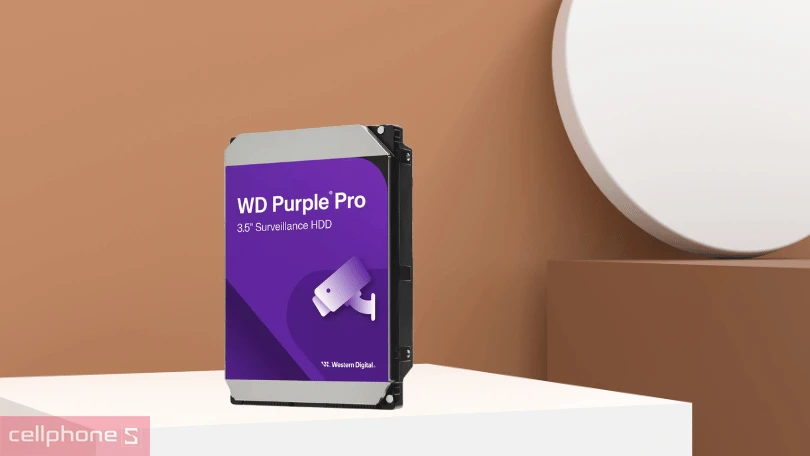 Ổ cứng HDD WD Purple Pro 3.5 inch SATA 3 7200RPM 10TB - Trang bị ổ cứng chuẩn HDD