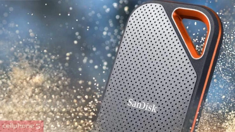 Thiết kế ổ cứng di động Sandisk E81 Extreme Pro V2 SSD 4TB USB 3.2